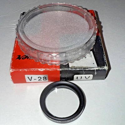 Bower V-28 28mm UV Filter All Glass Metal Rim NOS Made In Japan - Image 1 of 3