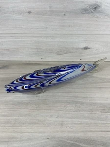 Murano Coloured Glass Fish Ornament - 55cm Lovely Piece - Picture 1 of 8