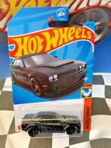 Hot Wheels 2023 Muscle Mania 6/10 151 2018 '18 Dodge Challenger SRT Demon Black - Picture 1 of 1