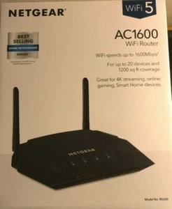 NETGEAR AC1600 Dual-Band Smart Wi-Fi Router - R6260 - Picture 1 of 5