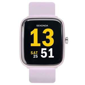 Sekonda Motion Smart Watch Lilac Colour Case Lilac Silicone Strap 30015
