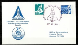 US Space 1977 ☀ Joint issue US - Germany -Spacelab - NASA ☀ FDC - Picture 1 of 1