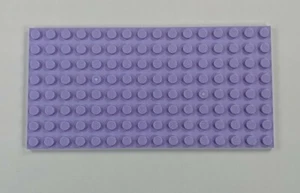 x1 Lego LAVANDA Placa Base GRUESA Edificio de Ladrillos 16 x 8 Puntos Amigos - Imagen 1 de 2