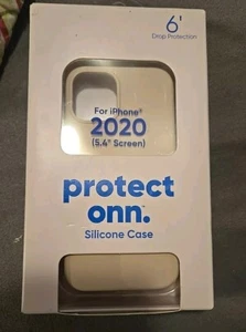 New In Box Iphone 2020 5.4" Screen. Protect Onn. Silicone Case. 6' Drop Protect - Photo 1 sur 2