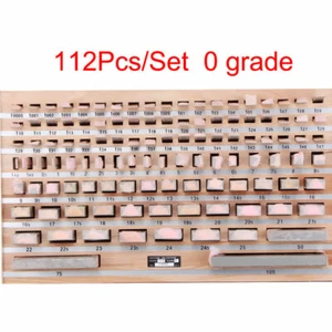 Block Gauge 112Pcs/Set 0 grade Caliper Block Gauge Inspection Tools - Picture 1 of 2