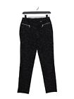 Robell Women's Trousers UK 10 Black Elastane with Polyester, Viscose Chino