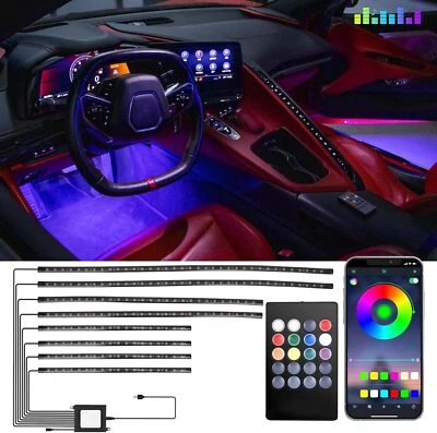 C8 RGB LED Lights for Corvette C8 Stingray Z51 Z06 E-Ray 2020-2025 ( Bluetooth ) - Image 1 of 4