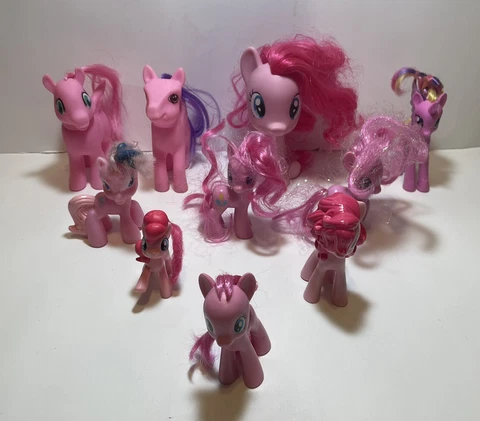 My Little Pony Pink Figure Lot(10) Grade B Smoke Free Cover
