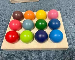 Colour Matching Ball (12 Balls) Montessori Teaching - Picture 1 of 1