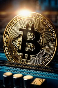 Bitcoin Currency Money Print Canvas Wall Art Home Decor - POSTER 20x30 - Picture 1 of 4