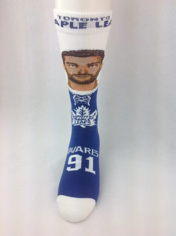 Toronto Maple Leafs Hockey John Tavares Selfie Crew Socks Cover