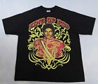 T-shirt vintage Michael Jackson King of Pop homme 3XL noir vintage pro power