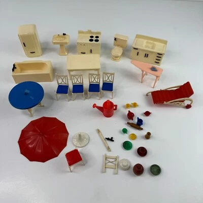 Vintage Renwal Dollhouse Furniture Lot Some Broken for Parts - Image 1 of 4