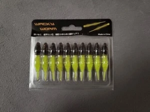 10 Stück Wacky Forellenwurm Forelle Barsch Gummiköder Kunstköder Gummiwurm - Bild 1 von 2