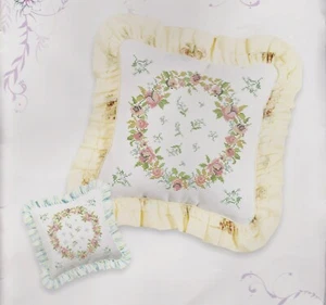"Rose Circle" 11CT Counted Cushion cross stitch kits -46cm*46cm - Picture 1 of 1