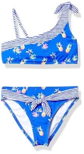 Hobie Girls One Shoulder Bra & H Size 10 Royal - Picture 1 of 5