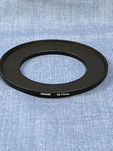 Sensei 52-77mm Step-Up Ring Camera Lens Part - Picture 1 of 3