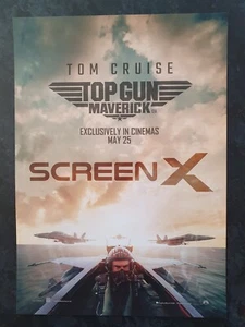 TOP GUN MAVERICK (SCREEN X) - Promotional A3 Film Poster - FILM - EX - Picture 1 of 1