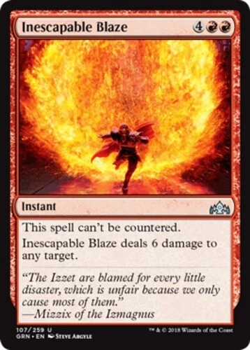 x1 Inescapable Blaze - Guilds of Ravnica - NM - MTG - Image 1 of 1