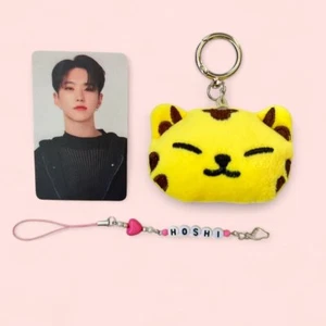 SVT Hoshi Plushie and charm set TIGER seventeen kpop fan made ! - Photo 1/4