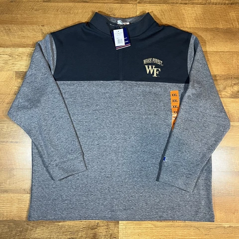 Wake Forest Demon Deacons Champion NCAA Men 1/4 Zip Pullover Jacket Size 2XL NEW Cover