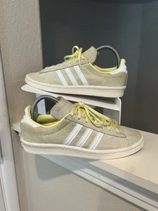 Adidas Campus 80s Lemonade Yellow White Sneakers Mens Youth size 6.5 - Picture 1 of 11