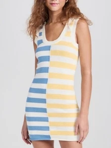 STAUD Mini Strickkleid Seashore gestreift Gr. Small - Bild 1 von 8
