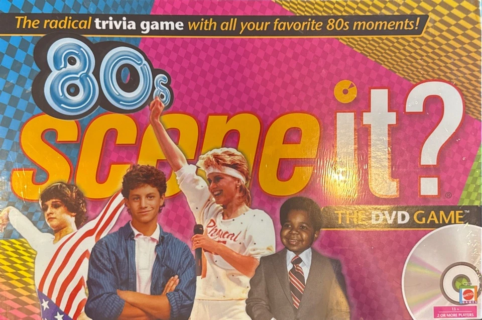 Scene It 80s Deluxe by Screen Life Games, New, Sealed, Party Trivia - Image 1 of 2