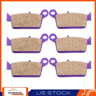 Fits 2002-2005 GAS GAS SM125 SM250 Honda XR650R 3 Pair Brake Pads Replacement Foto 1 de 4