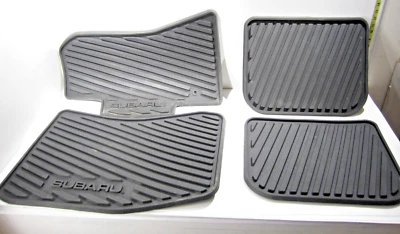 Alfombrillas de goma pesada de fábrica Subaru Impreza Outback 2005-2009 OEM - completas Foto 1 de 4