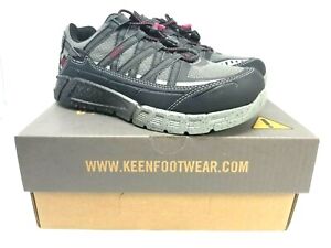 Keen Womens Asheville Alum Toe Work Sneakers Black Gargoyle US 7 EUR 37.5 G110