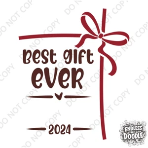 1er Regalo Navidad Plancha en DTF Transferencia Primera Navidad Decoraciones Camiseta Bebé - Imagen 1 de 6