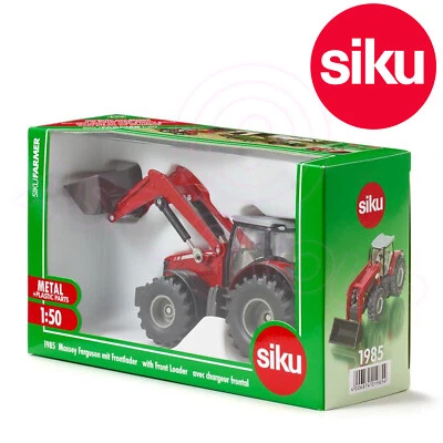 SIKU No 1985 1:50 Farmer Series Massey Ferguson MF 8690 Tractor & Front Loader - Image 1 of 2