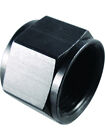 Fragola Fitting - Cap - 6 AN - Aluminum - Black Anodize - Each (492906-BL)