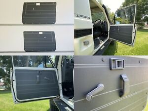 Grey ABS Waterproof Door Cards Fits Toyota LandCruiser 75 78 79 Series Manual x2