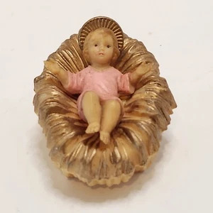 ART Nativity Baby Jesus Halo Christmas 2.5" Hard Plastic - Picture 1 of 3