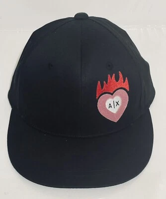 Novo Boné Snapback Masculino Armani Exchange AX FlamingHeart - Imagem 1 de 4