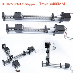 XYZ Axis Linear Rail Slide Stage 400MM Cross Sliding Table Module Actuator CNC - Picture 1 of 11