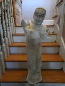 Spooky Vllage 3 Foot Animated Mummy, moves and makes sound. Gemmy. Vintage - Picture 1 of 5