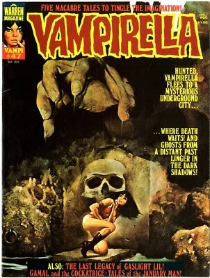 Vampirella  Magazine  # 47     VERY FINE-    December  1975    See photos - Image 1 of 2