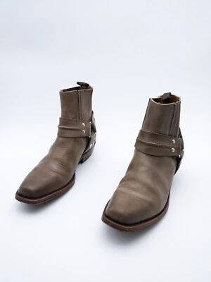 TONY MORA Stivaletti Da Uomo In Pelle Marrone Taglia 39 EU Art 25072-50 - Immagine 1 di 4