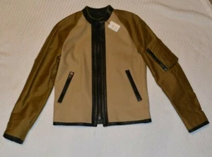 Coach Men's Mixed Fabric Racer Jacket Size Small 86337 - Picture 1 of 4