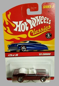 Camaro convertible Spectraflame 2007 Hot Wheels '69 rojo Classics serie 3 26/30 - Imagen 1 de 9