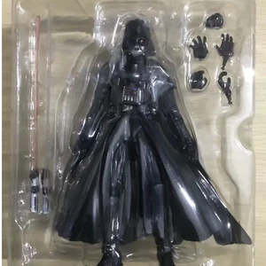 "Figura de acción Star Wars Darth Vader serie negra juguete de 6"" - sable de luz y manos" - Imagen 1 de 8