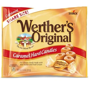 Werther's Original CLassic Hard Caramel Candy, 12 Oz Bag Share Size - Picture 1 of 3