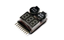 RC Model 2in1 8S LiPo Battery R/C Hobby LED Tester & Alarm BK190