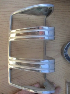 1977- 1978 Ford LTD cars park-turn lamp bezel right side P/n. D78B-13236-A - Picture 1 of 4