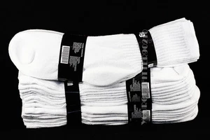 9-11 Women 10-13 Men Athletic Crew Sports Cotton Socks Casual 4 & 12 PACK - Picture 1 of 1