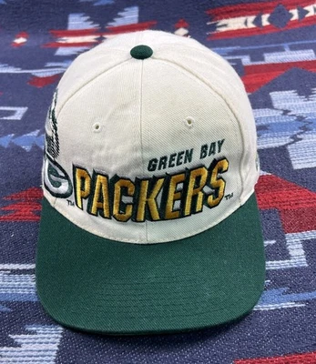 Gorra de colección de los 90 Green Bay Packers deportes especialidades sombra láser Snapback NFL Foto 1 de 4