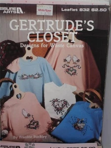 Gertrude's Closet Geese Designs for Waste Canvas Cross Stitch Pattern Book - Picture 1 of 1